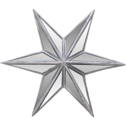 Amadeus - Etoile murale argent 5 branches