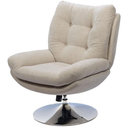 Amadeus - Fauteuil Magnum beige chrome