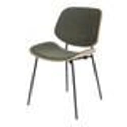 Chaise Atlanta verte chêne (lot de 2) - Amadeus