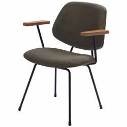 Découvrez la chaise Arnold verte en tissu Brego de la marque Amadeus, un mélange parfait de confort et d'élégance. Son revête ...