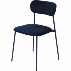 Apportez une touche d'élégance à votre intérieur avec la chaise Elma bleue d'Amadeus. Avec son design épuré, son assise confo ...