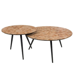 2 Tables basses teck Bahia - Amadeus