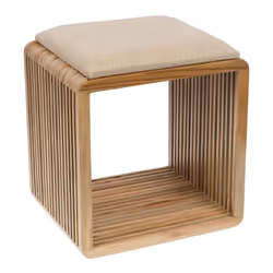 Apportez une touche de naturel et de confort à votre intérieur avec le tabouret Calopsite. Alliant la chaleur du bois naturel ...