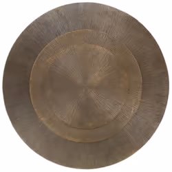Apportez une touche contemporaine et élégante à vos murs avec cette décoration murale en aluminium doré. Son design unique, c ...