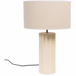 Apportez une touche élégante et chaleureuse à votre intérieur avec la lampe Titouan crème. Son abat-jour beige, combiné à un  ...