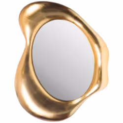 Apportez une touche d'élégance à votre intérieur avec le Miroir Doré Oxford. Son design original, tout en courbes, et ses bel ...