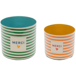 Set de 2 cache-pots Merci - Amadeus
