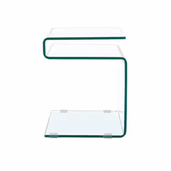 Ce bout de canapé en verre Amadeus apporte une touche de modernité et de légèreté à votre décoration.Son design raffiné en fo ...