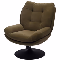 Fauteuil pivotant Magnum pied noir - Amadeus