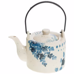 Offrez-vous une pause thé élégante et raffinée avec la théière infuseur Lison en grès de chez Amadeus. Avec son design intemp ...