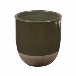 Le cache-pot Belga Olive 15 cm en céramique bicolore d'Amadeus est un choix élégant et intemporel pour sublimer vos plantes. ...