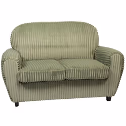 Canapé Club en Velours Vert Vintage - Cocooning Élégant Apportez une touche de charme rétro à votre intérieur avec ce canapé  ...