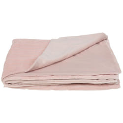 Plaid Lou vieux rose 130 x 170 cm - Amadeus