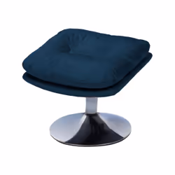 Le repose-pied Magnum bleu chrome de chez Amadeus est un accessoire design et confortable qui allie élégance et praticité. Av ...