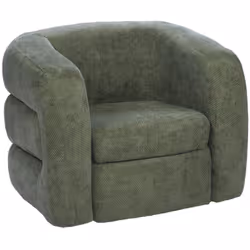 Apportez une touche de fraîcheur et de modernité à votre espace avec le fauteuil Bess vert de chez Amadeus. Ce fauteuil au de ...