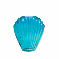 Vase Coquillage turquoise 22 cm - Amadeus