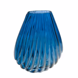 Vase bleu marine 28 cm - Amadeus