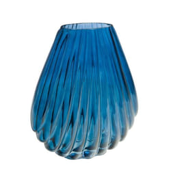 Vase bleu marine 28 cm - Amadeus