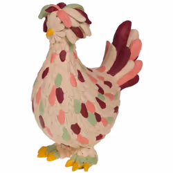 Ajoutez une touche de charme et d'originalité à votre intérieur avec la Poule Odette. Fabriquée en résine, cette figurine au  ...