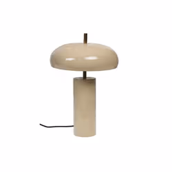 Lampe à poser en métal Gabin Crème Grand modèle