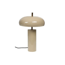 Lampe à poser en métal Gabin Crème Grand modèle