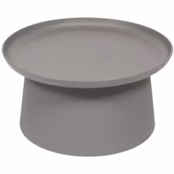 Apportez une touche de modernité et de dynamisme à votre intérieur avec cette table basse grise en plastique. Son design épur ...
