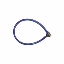 MASTER LOCK Cble antivol combinaison fixe de 55cm de long x 6mm de diamtre ; assortiment de couleurs
