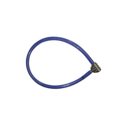 MASTER LOCK Cble antivol combinaison fixe de 55cm de long x 6mm de diamtre ; assortiment de couleurs