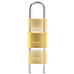 MASTER LOCK Cadenas en laiton massif d'une largeur de 50 mm avec anse ajustable de 70 155 mm