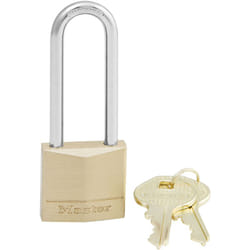 Master Lock - Cadenas laiton 30mm à clé anse haute masterlock - 130EURDLJ