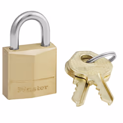 MASTER LOCK Cadenas en laiton massif d'une largeur de 20 mm