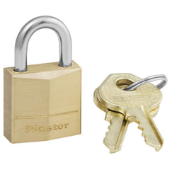 MASTER LOCK Cadenas en laiton massif d'une largeur de 20 mm