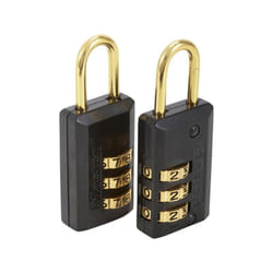 Master Lock - Lot De 2 Cadenas à Combinaison Acier, L.20 Mm