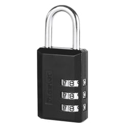 MASTER LOCK Cadenas combinaison programmable largeur 30mm ; noir