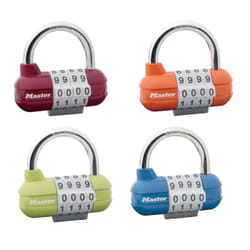 MASTER LOCK Cadenas Pro Sport combinaison programmable de 64 mm de large, assortiment de couleurs