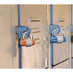 MASTER LOCK Cadenas Pro Sport combinaison programmable de 64 mm de large, assortiment de couleurs