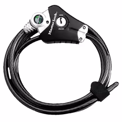 MASTER LOCK 8428EURDPRO, 1,8 m, Clé, Acier, Noir