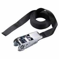 MASTER LOCK Sangles à cliquet sans crochet, Noir, Polyester, 400 kg, Cliquet de tension, 2,5 cm, 5 m