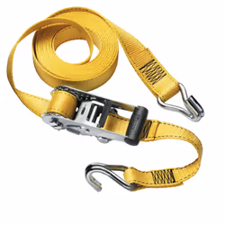MASTER LOCK Sangles cliquet de 4,50m x 35mm avec crochets en J ; jaune, Aluminium, Noir, Jaune, Polyester, Polyvinyl chloride ...
