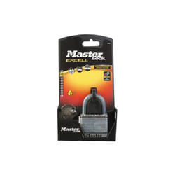 Master Lock - Cadenas de haute sécurité [Clés] [Acier laminé] [Extérieur] M5EURD - Idéal pour les portails, les garages, les sous-sols