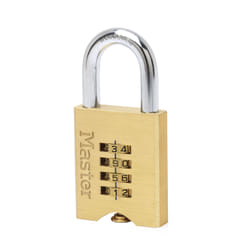 MASTER LOCK Cadenas en laiton massif d'une largeur de 51 mm avec combinaison programmable