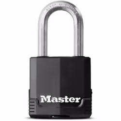 MASTER LOCK Cadenas Excell en acier lamin avec revtement de 49 mm de largeur et anse haute de 38 mm