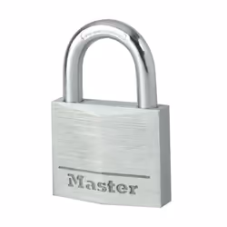 MASTER LOCK Cadenas en aluminium massif de 30mm de largeur, Cadenas conventionnel, Verrouillage par clé, fermeture différente ...