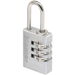 MASTER LOCK Cadenas combinaison programmable d'une largeur de 20mm, en aluminium