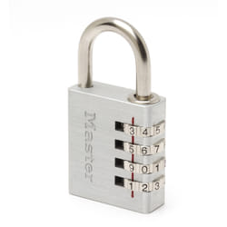 MASTER LOCK Cadenas en aluminium d'une largeur de 40 mm avec combinaison programmable