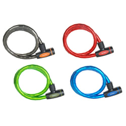 MASTER LOCK Cble antivol articul cl d'une longueur de 1m x 18mm de diamtre ; assortiment de couleurs