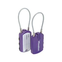 Master Lock - Lot De 2 Cadenas à Combinaison Zinc, L.30 Mm