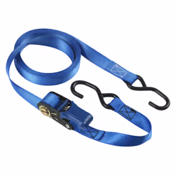 MASTER LOCK Sangle cliquet de 5 m x 25 mm avec crochets en S ; lot de 4 ; bleu