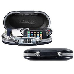 MASTER LOCK Safe Space - Mini-coffre de scurit nomade avec cble de fixation intgr - Format S