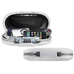 MASTER LOCK Safe Space - Mini-coffre de scurit nomade avec cble de fixation intgr - Format S